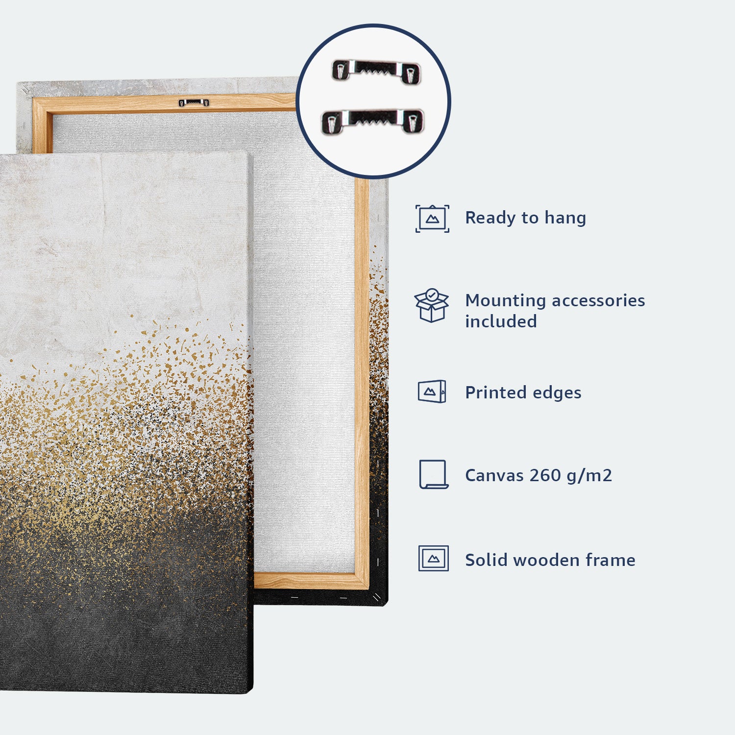 Colorful Abstract Texture Canvas Print