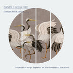 Oceanic Fish Japanese Round Wall Mural