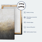 Flame Abstract Vertical Canvas Print