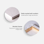 Red Heart House Textured Paint by Numbers Kit