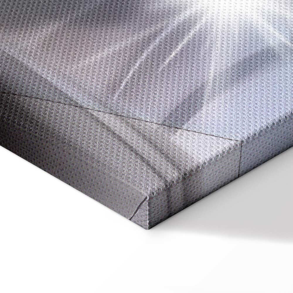 Gold Couple Silhouette Canvas Print