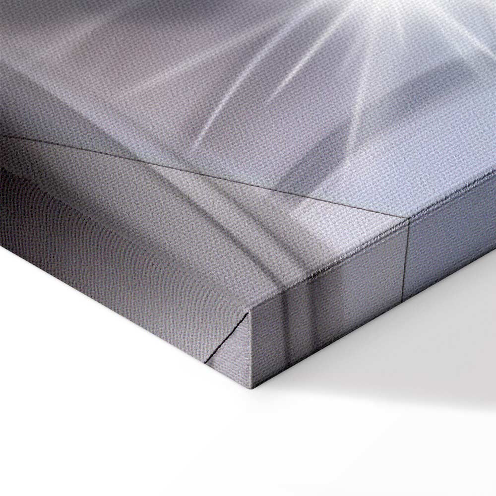 Gold Couple Silhouette Canvas Print