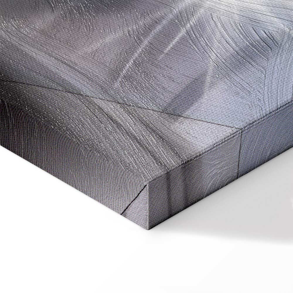 Gold Couple Silhouette Canvas Print