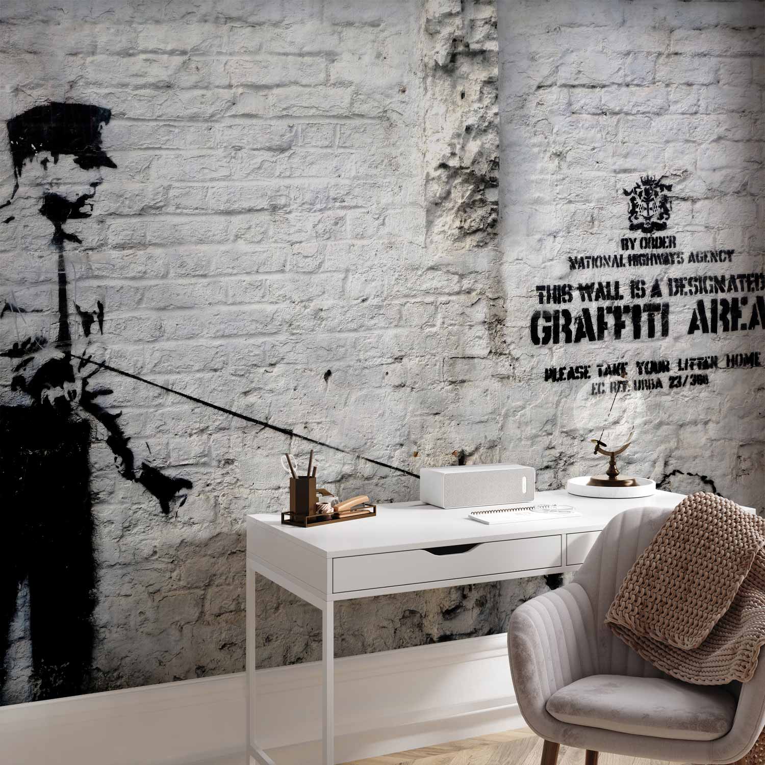 Banksy Graffiti Urban Wall Murals