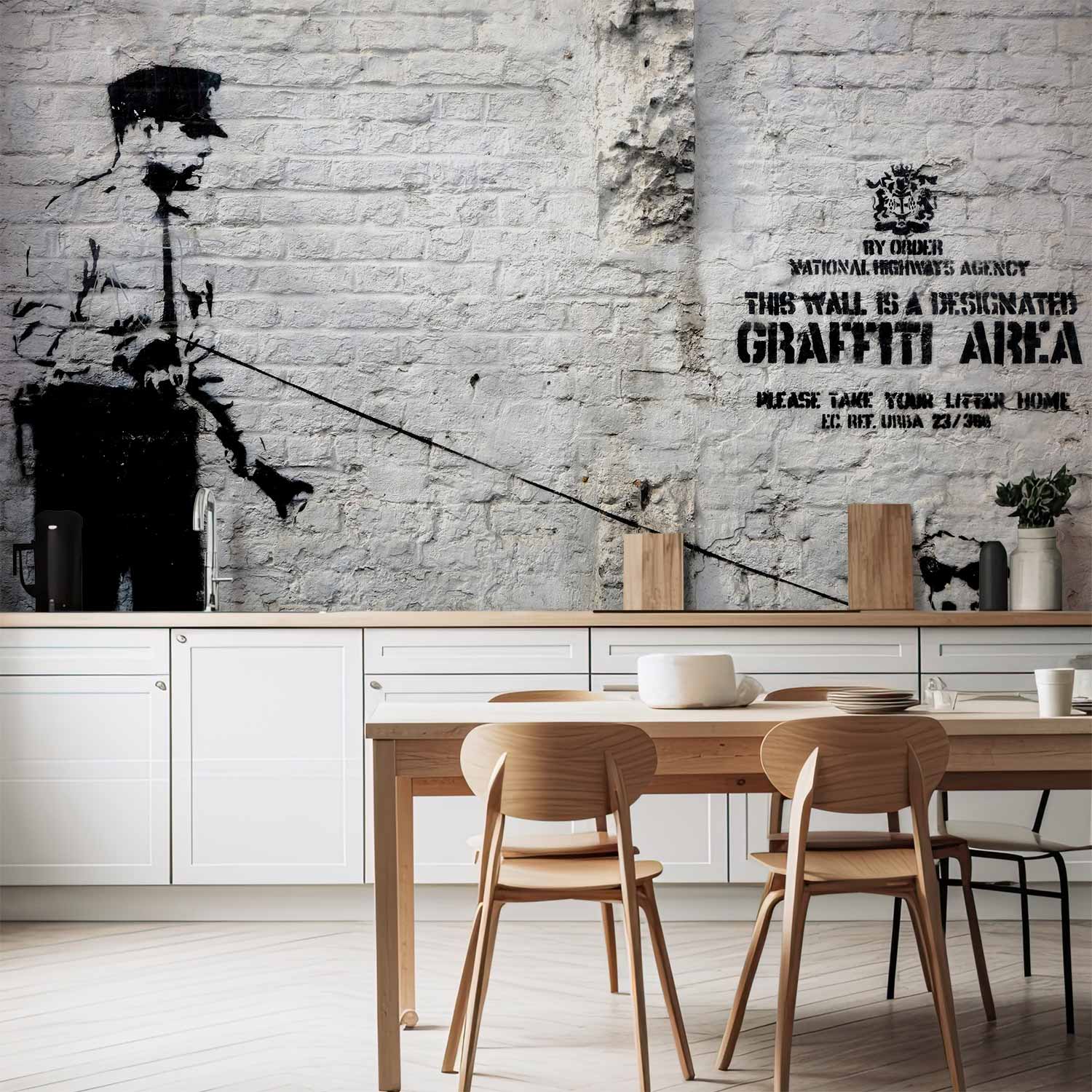 Banksy Graffiti Urban Wall Murals