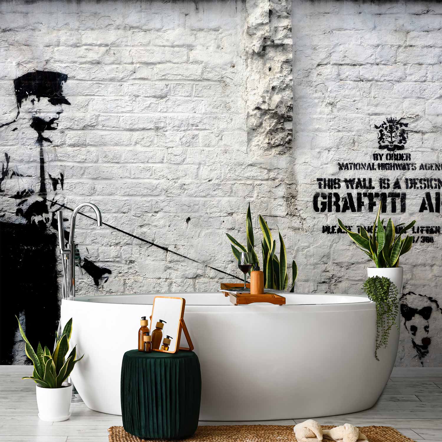 Banksy Graffiti Urban Wall Murals