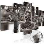 Silver Buddha Zen Acrylic Print