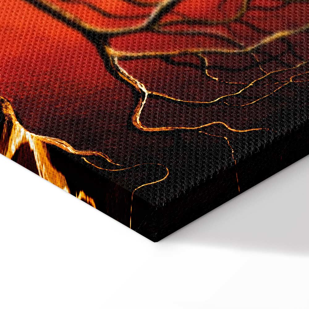 Abstract Romantic Trees Canvas Print