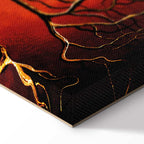 Abstract Romantic Trees Canvas Print