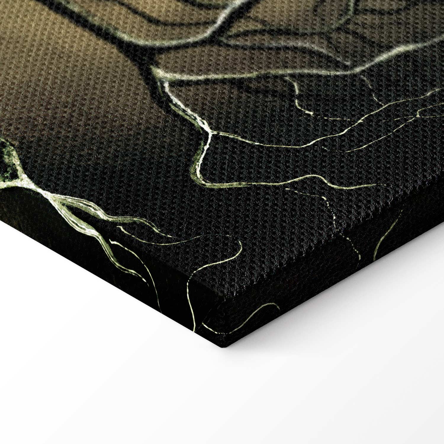 Abstract Romantic Trees Multicolor Canvas Print