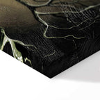 Abstract Romantic Trees Multicolor Canvas Print