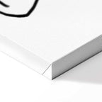 Female Silhouette Erotic Vertical Canvas Print