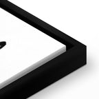 Female Silhouette Erotic Vertical Canvas Print