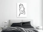 Canvas Print Vertical - Passionate Touch