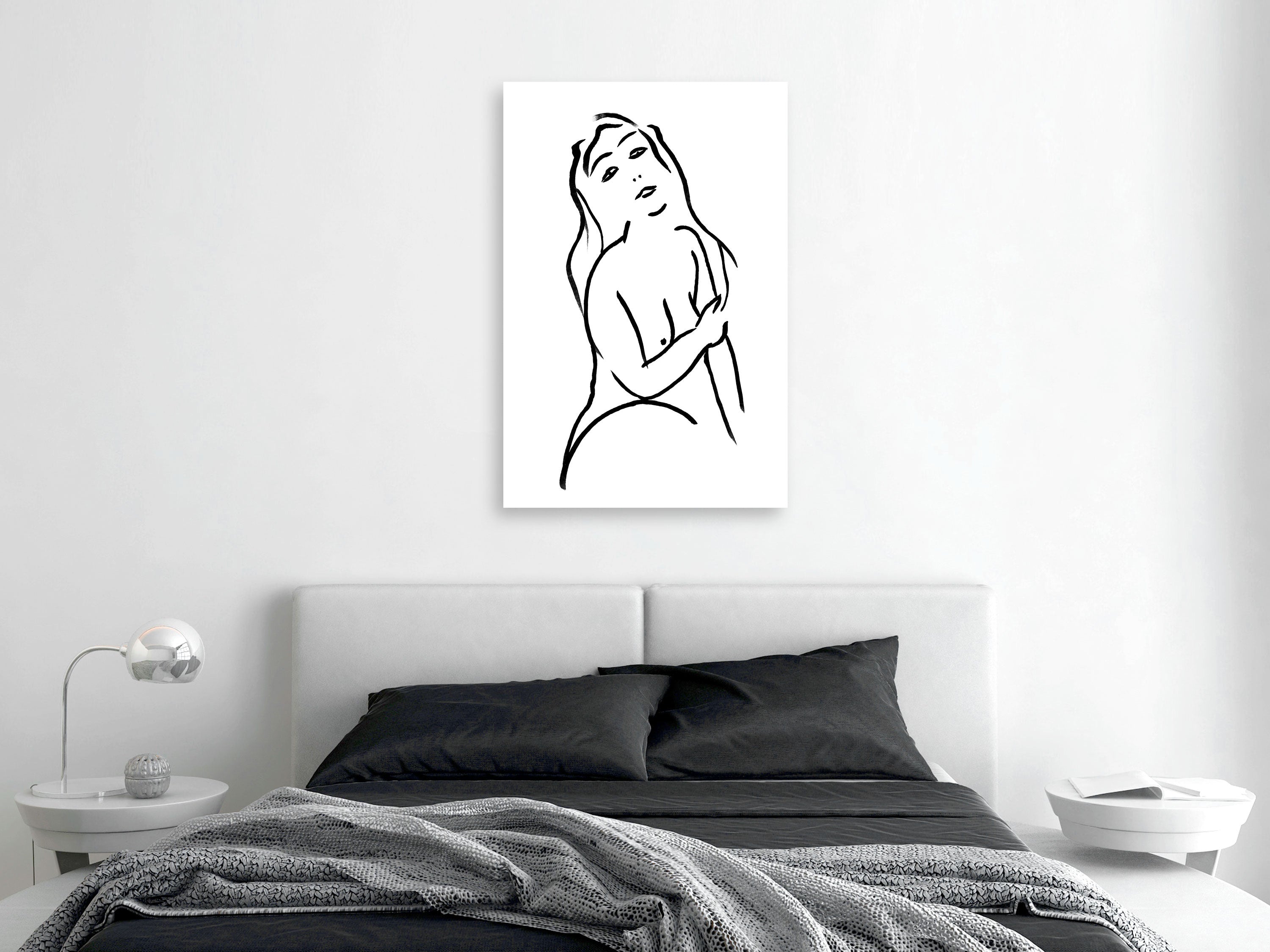 Canvas Print Vertical - Passionate Touch