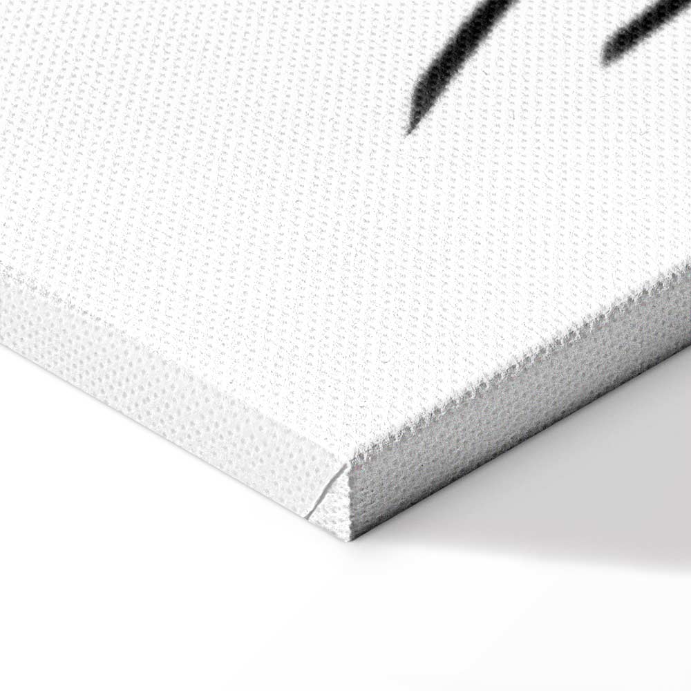 Passionate Woman Silhouette Vertical Canvas Print