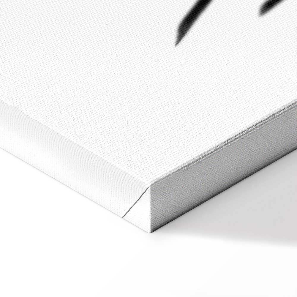 Passionate Woman Silhouette Vertical Canvas Print