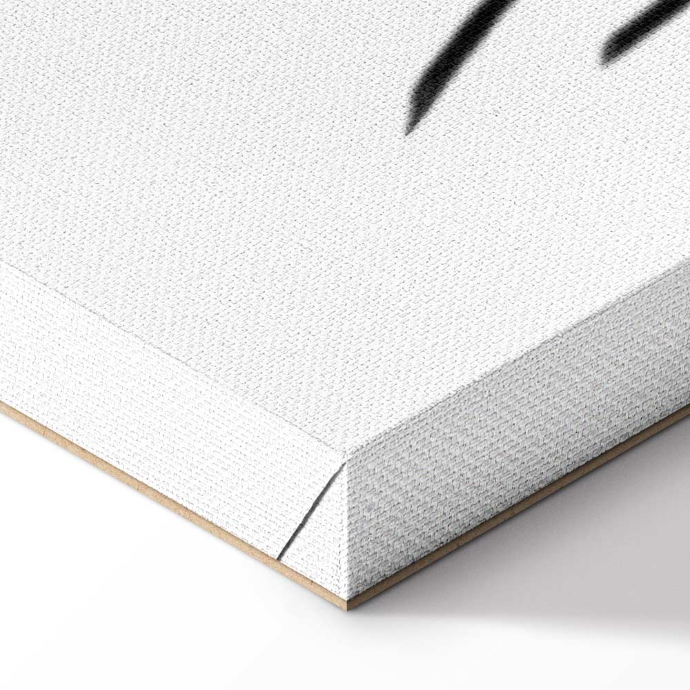 Passionate Woman Silhouette Vertical Canvas Print