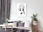 Canvas Print Vertical Romantic Blonde 1 Part