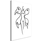 Canvas Print - Butterfly Woman (1 Part) Vertical