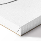 Exotic Dance Silhouette Vertical Canvas Print