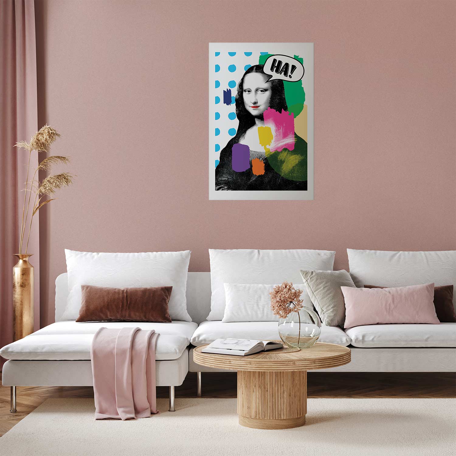 Mona Lisa Pop Art Portrait Poster