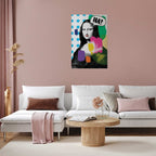 Mona Lisa Pop Art Portrait Poster