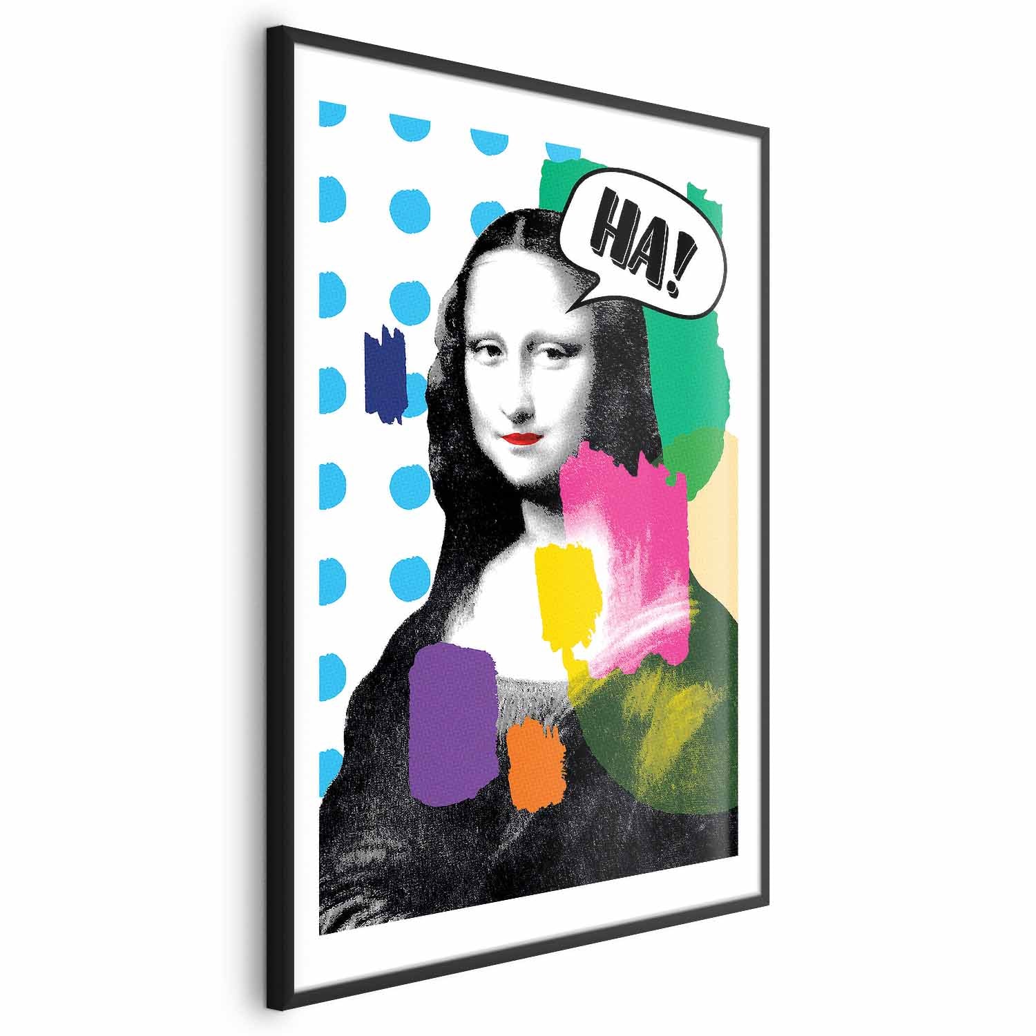 Mona Lisa Pop Art Portrait Poster