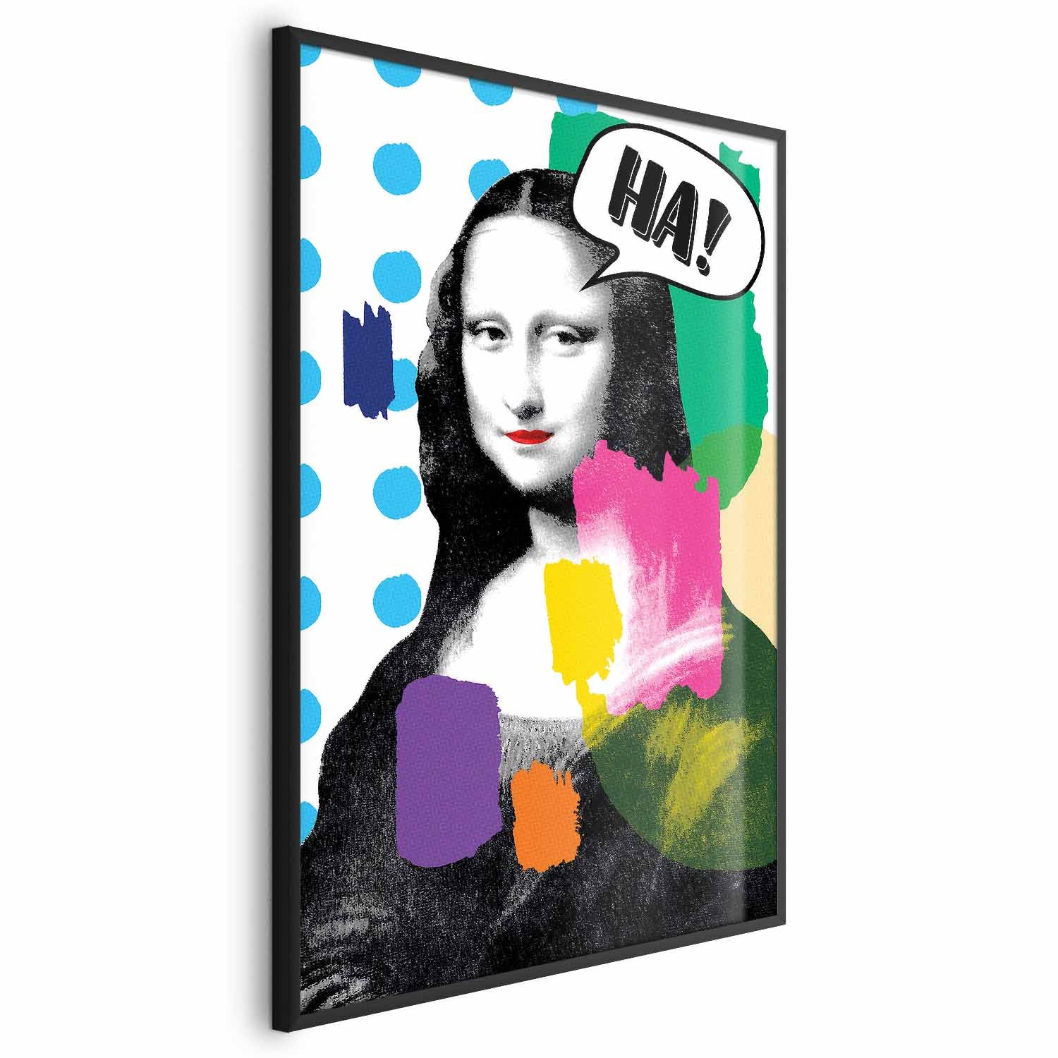 Mona Lisa Pop Art Portrait Poster