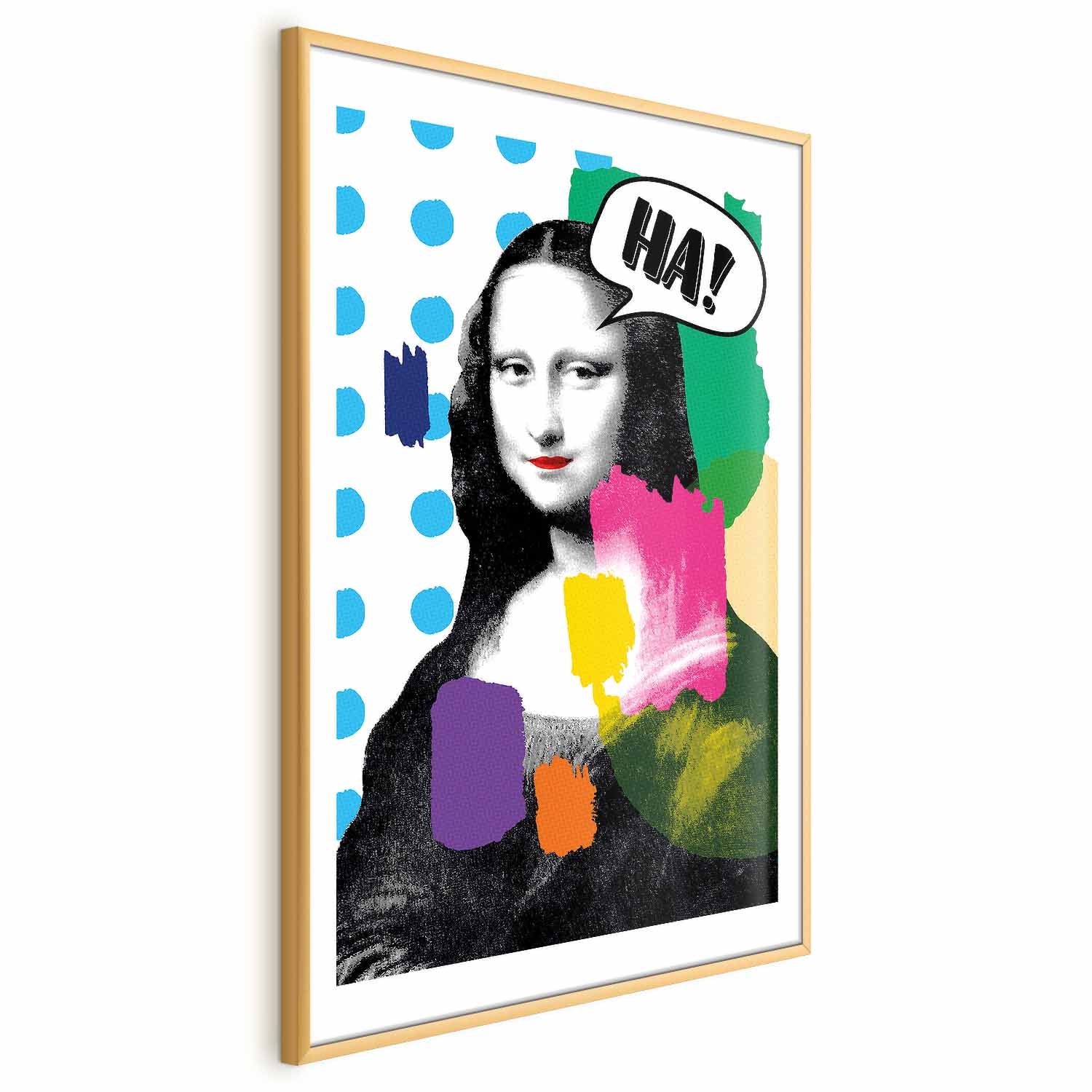 Mona Lisa Pop Art Portrait Poster