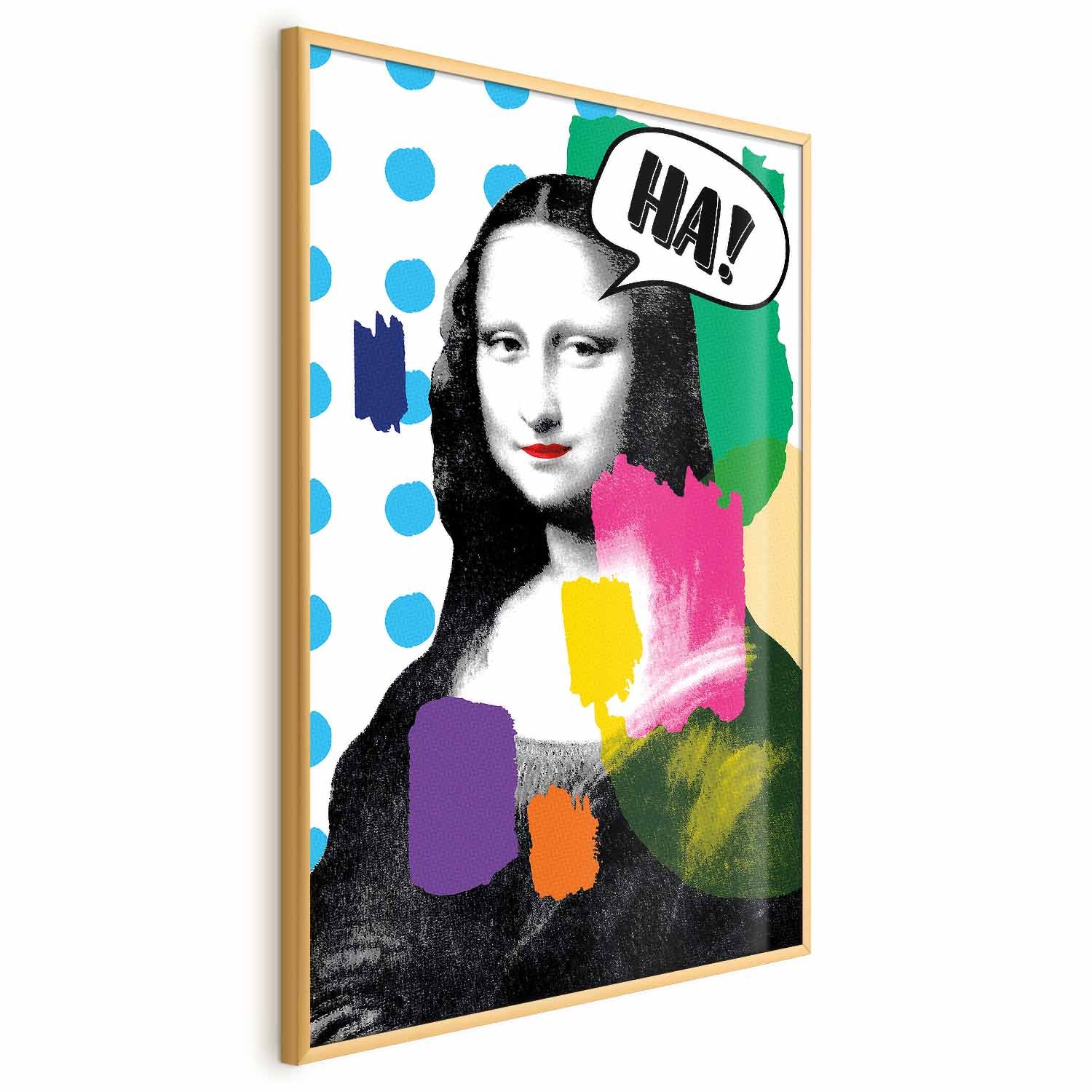 Mona Lisa Pop Art Portrait Poster