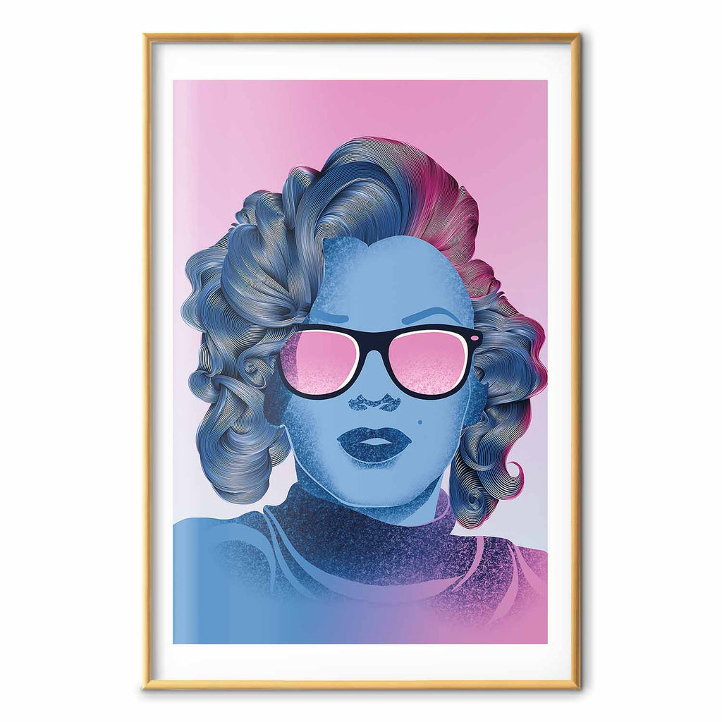 Norma Jeane Celebrity Portrait Poster