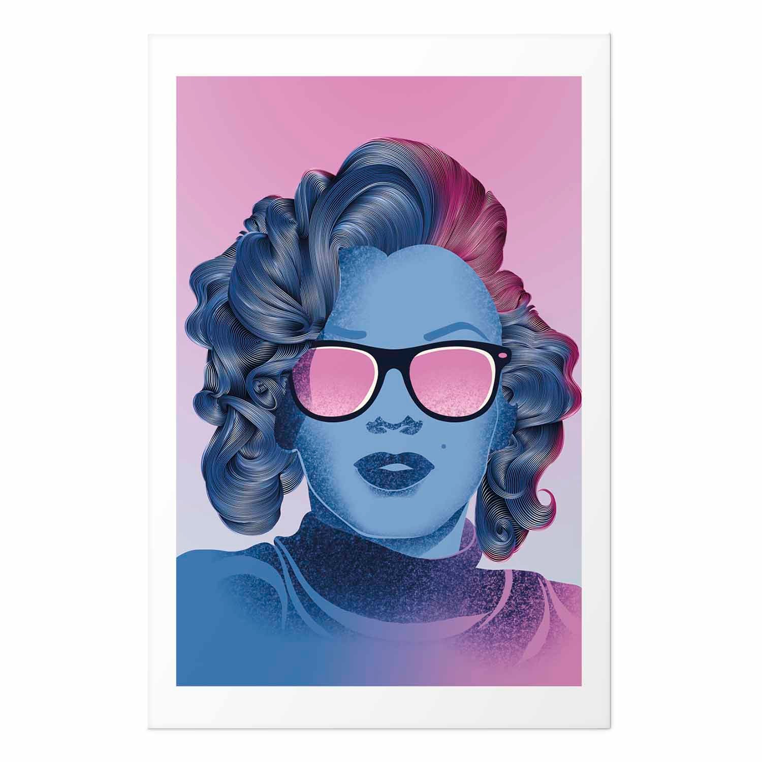 Norma Jeane Celebrity Portrait Poster