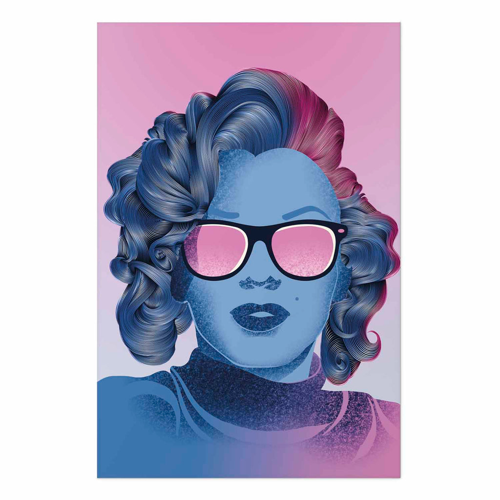 Norma Jeane Celebrity Portrait Poster