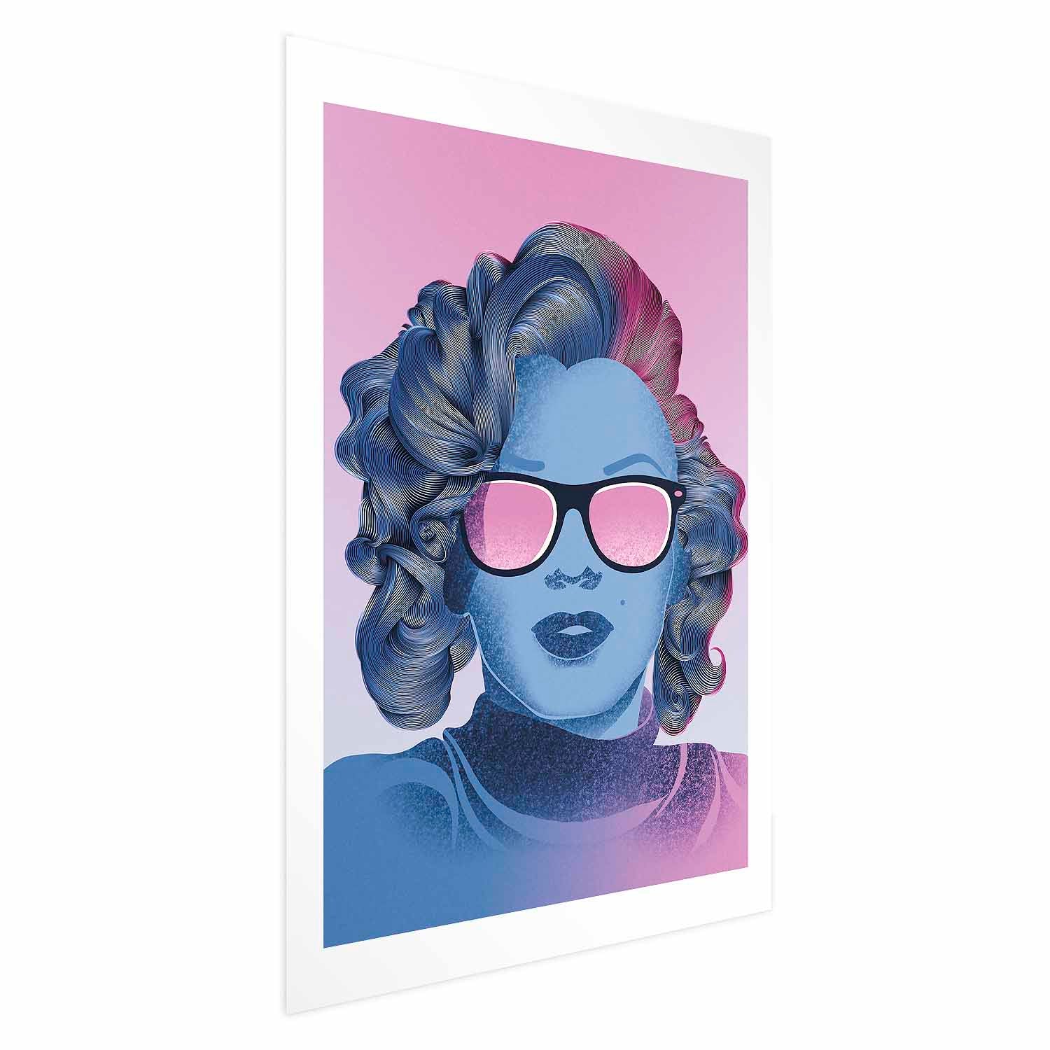 Norma Jeane Celebrity Portrait Poster