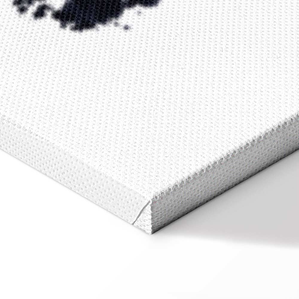 Abstract Female Profile Portrait Canvas Print