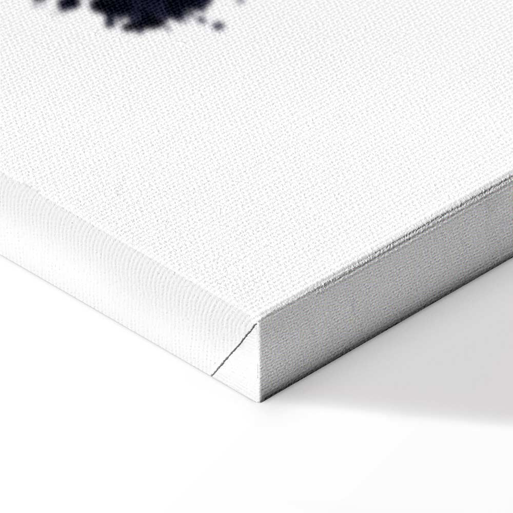 Abstract Female Profile Portrait Canvas Print