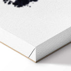 Abstract Female Profile Portrait Canvas Print