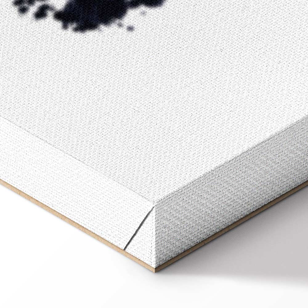 Abstract Female Profile Portrait Canvas Print