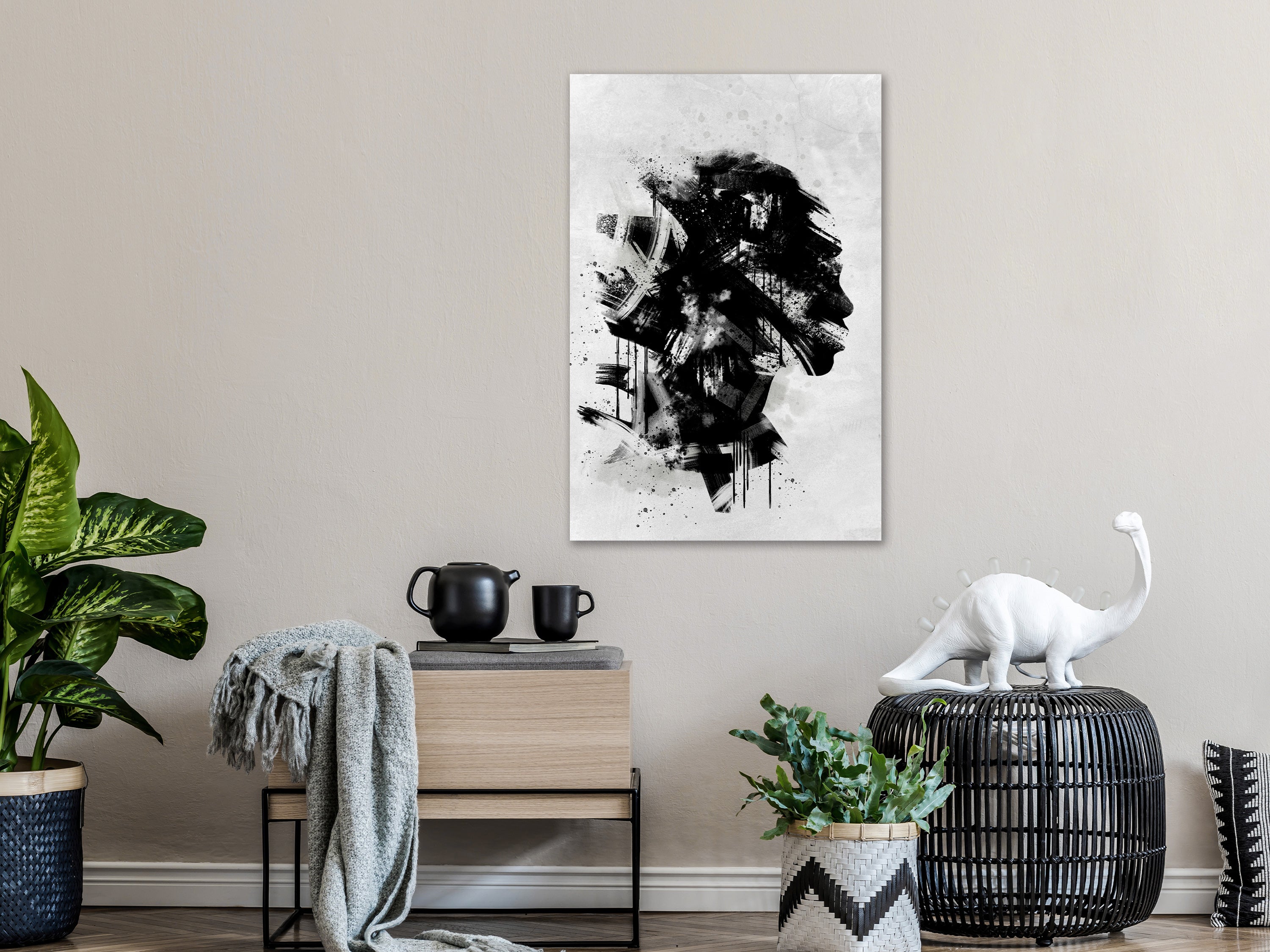 Canvas Print Classic Profile Vertical