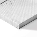 Classic Profile Abstract Portrait Canvas Print