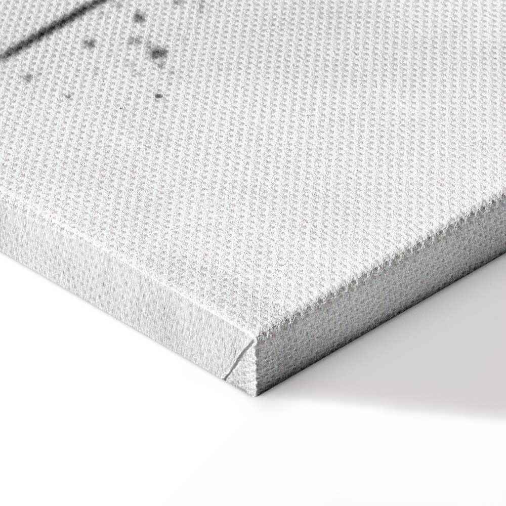 Classic Profile Abstract Portrait Canvas Print