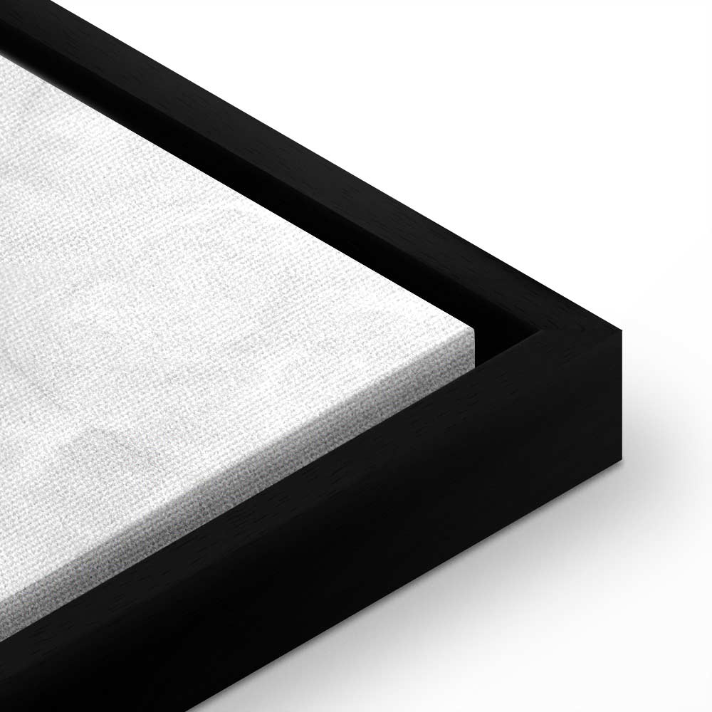 Classic Profile Abstract Portrait Canvas Print