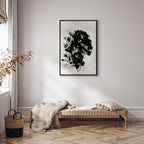 Classic Profile Abstract Portrait Canvas Print