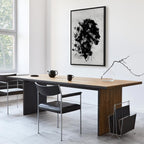 Classic Profile Abstract Portrait Canvas Print