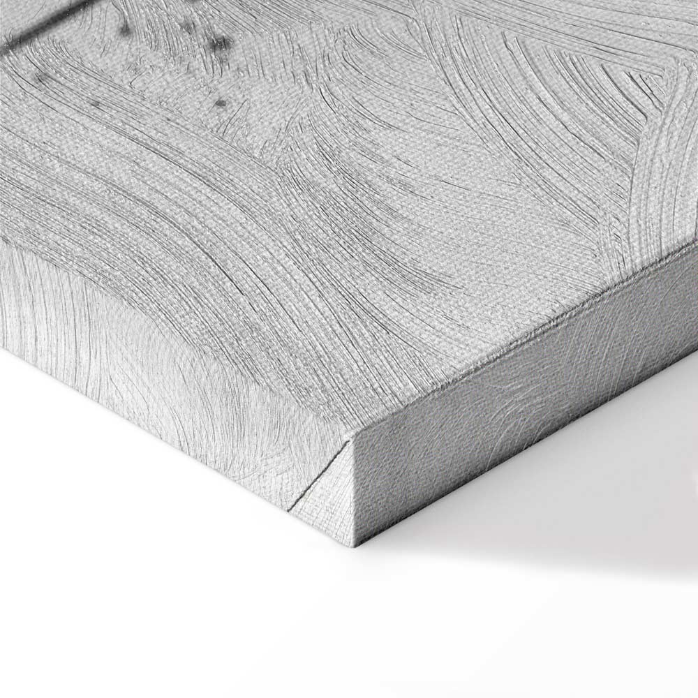 Classic Profile Abstract Portrait Canvas Print