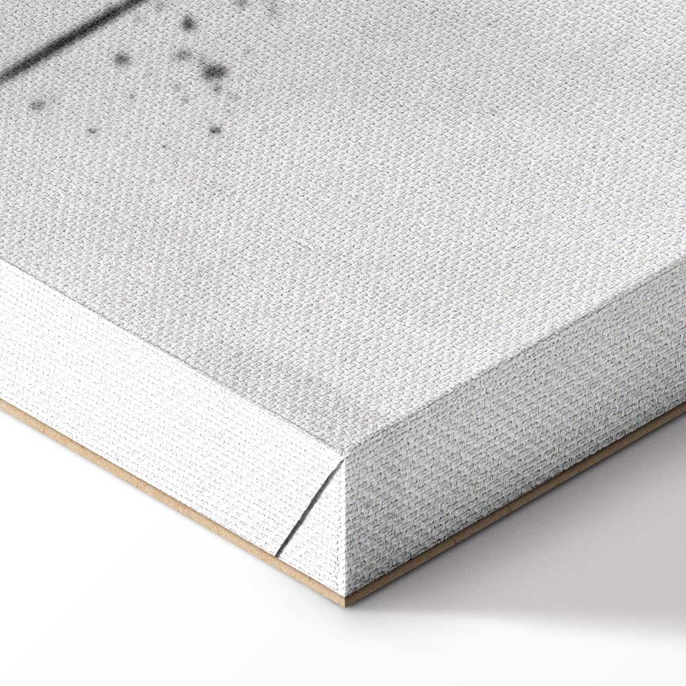 Classic Profile Abstract Portrait Canvas Print