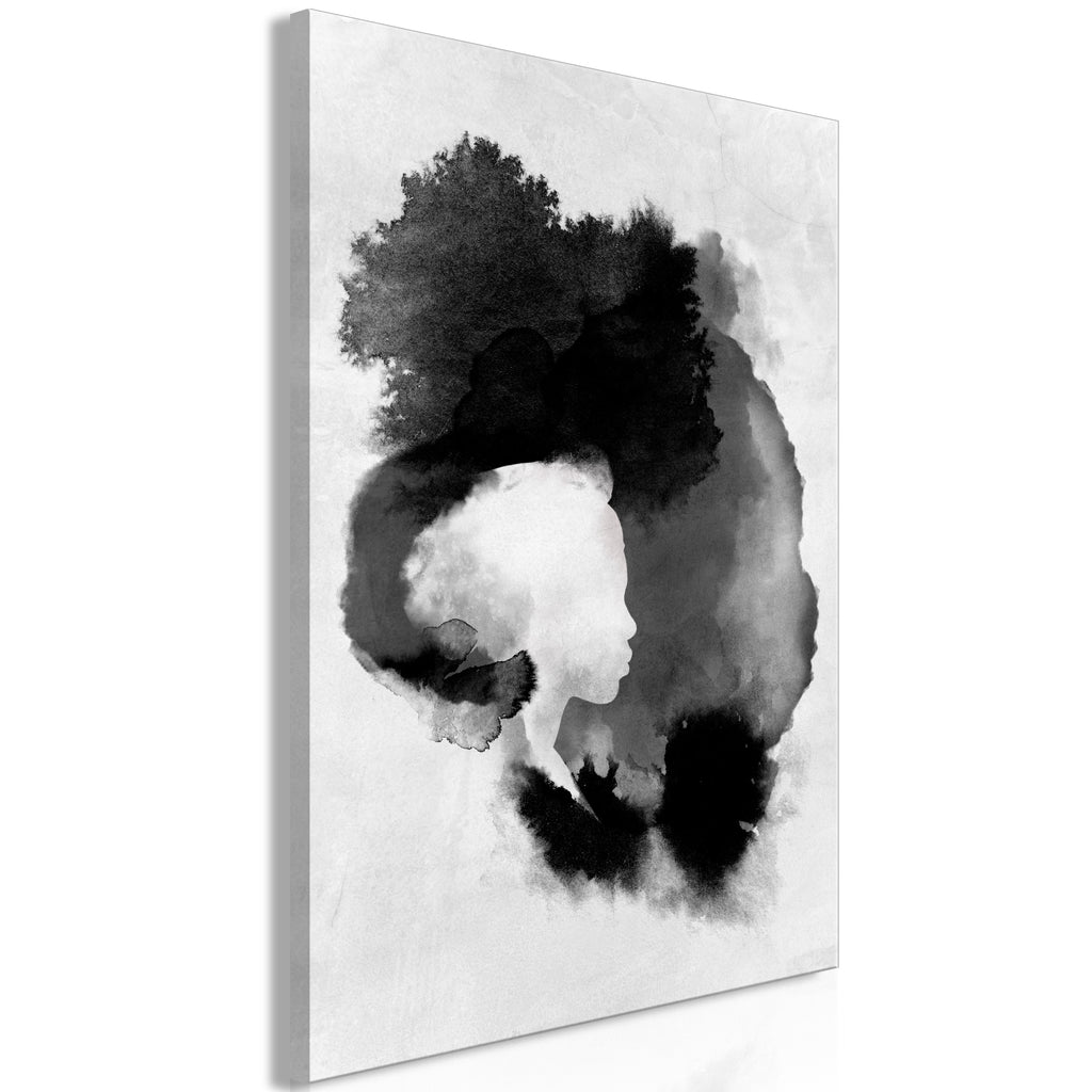 Canvas Print Vertical Painted By Light (1 Part)