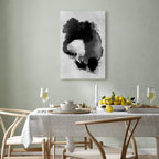 Painted Light Abstract Vertical Canvas Print