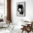 Painted Light Abstract Vertical Canvas Print